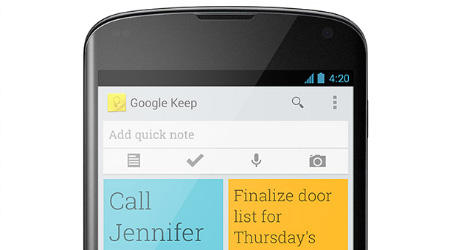 Google Keep Is Ready To Take Your Notes