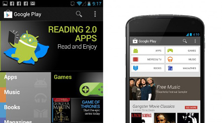 Google Revamps Google Play For Android