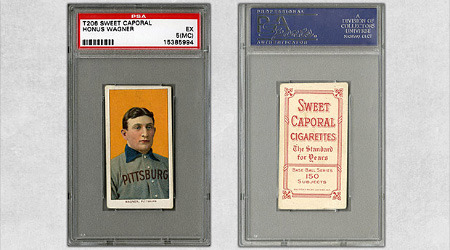 Record Price For Honus Wagner Baseball Card