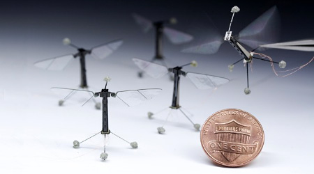 Researchers Build Miniature Flying Robots