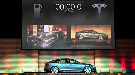 Tesla Reveals 90-Second Battery Swap